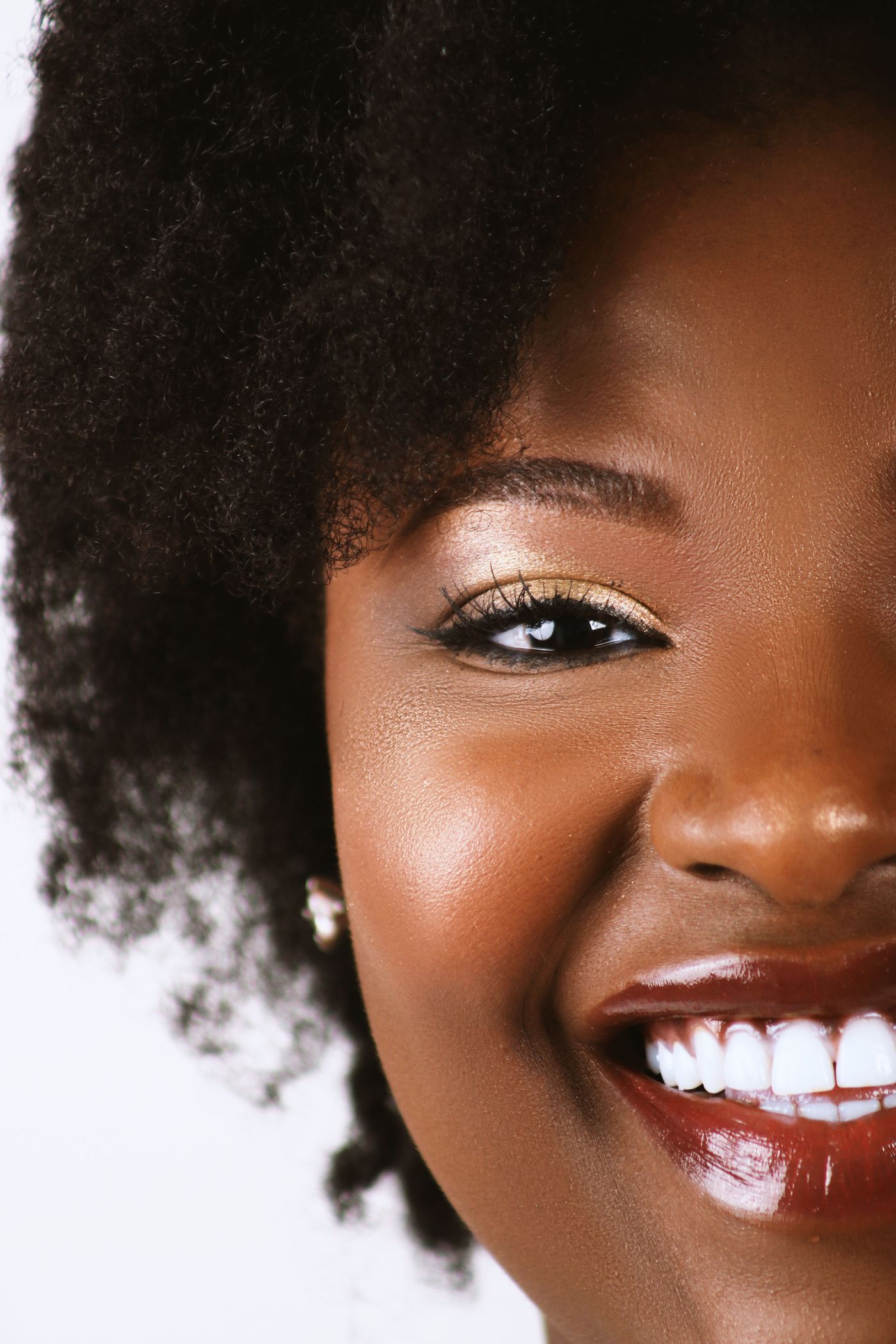 Close-up of a bright, even smile